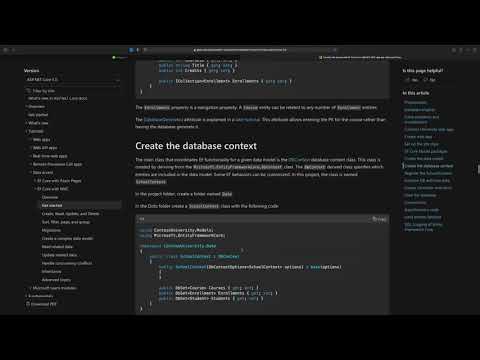 DistributedProgramming2021 | S1P26 | Setup Ef Core Context in our Project