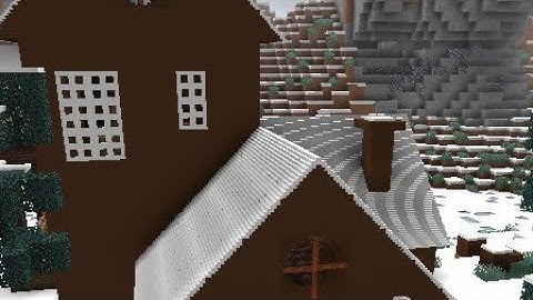 how to make slope roof in mini block craft