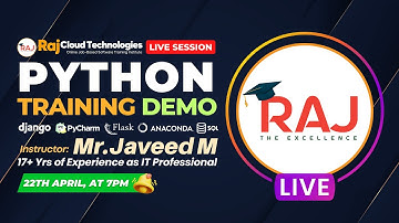 Python Full Stack Online Realtime Job-based Live Training Demo-1 By Javeed - Raj Cloud Technologies