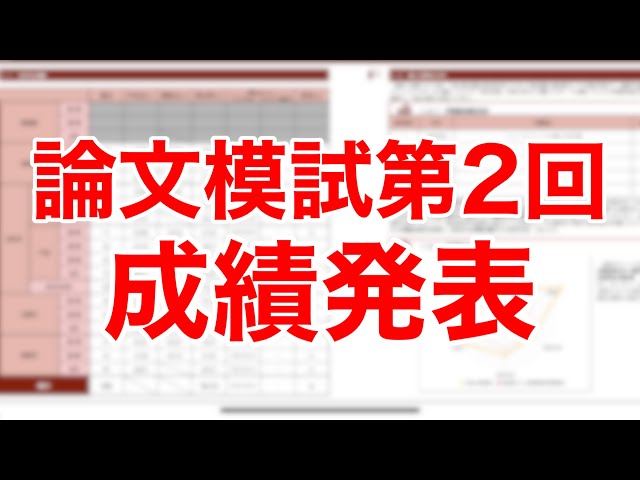 論文本試験まであと19日】CPA論文模試第2回成績発表！ - YouTube