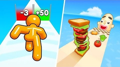 Sandwich Runner VS Juice Run - All Levels SpeedRun Gameplay Android iOS Ep1