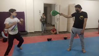 تدريب تدريب كونغ فو/البطل محمد /والبطل احمد/ألسن 12سنه. Kung Fu Sanda training