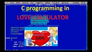 How to create  love-calculator in c/c++ ||0% graphics|| by Programs magic screenshot 5