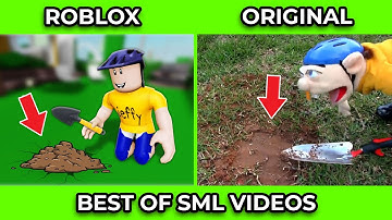 SML Movie vs SML ROBLOX: 1+ HOURS OF BEST SML VIDEOS ! Side by Side #12