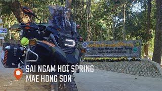 🇹🇭 Sai Ngam Mineral Hot Spring | บ่อน้ำแร่ธรรมชาติไทรงาม | Mae Hong Son