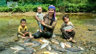 90 days and nights setting traps to catch giant fish for sale – Making doughnuts for the kids to eat