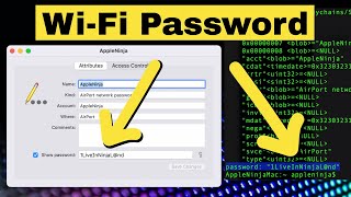 How to Get WiFi Password in MacOS GUI and Mac Terminal screenshot 5
