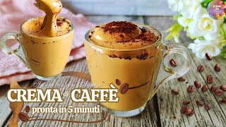 CREMA di CAFFÈ all’acqua ☕️ cremosa e facile da fare - PRONTA IN CINQUE MINUTI ⏰