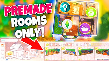 I built a house using only PRE-MADE rooms...