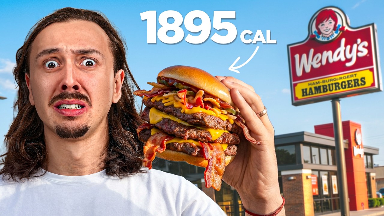 Je teste les repas de fast-food les plus caloriques du monde