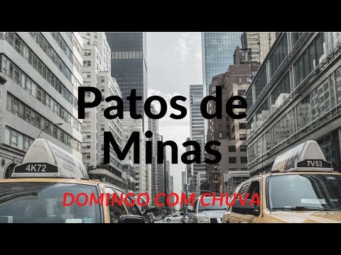 Patos de Minas MG Domingo com Chuvinha