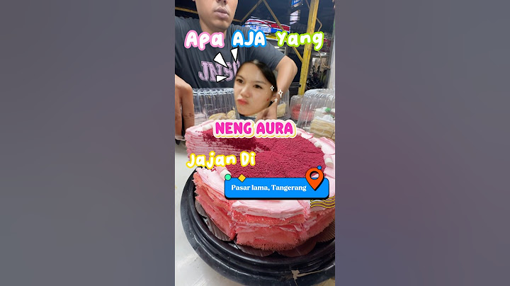WHAT DOES AURA SNACK AT TANGERANG'S OLD MARKET 😚😚