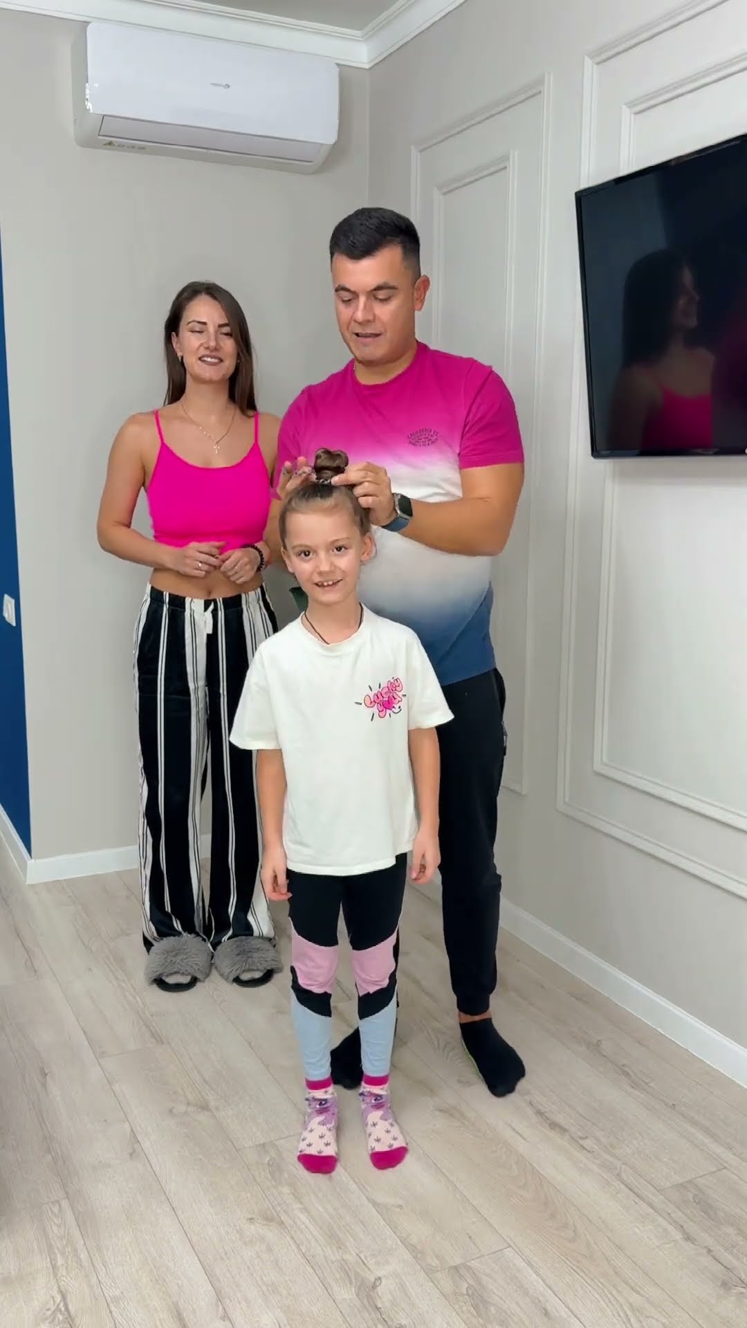 Hairstyle from father by Secret Vlog