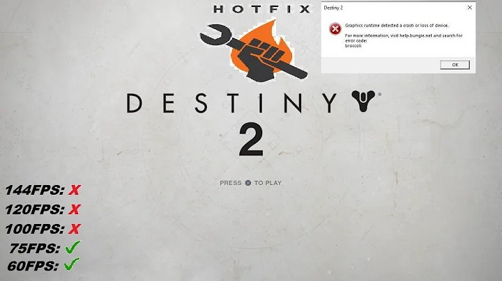 Destiny 2花椰菜错误解决指南