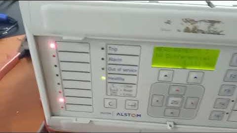 Harmonic testing of micom P645 differential relay