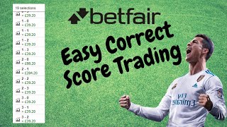 Betfair Easy Correct Score Trading, sports trader mick sports trading screenshot 4