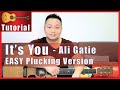 It's You Guitar Tutorial - Ali Gatie - EASY PLUCKING VERSION