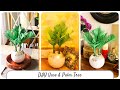 DIY Vase & Palm Tree for Home Décor | फ्लावरपॉट और पाम ट्री  बानाने का तरीका ~ Home 'n' Much More