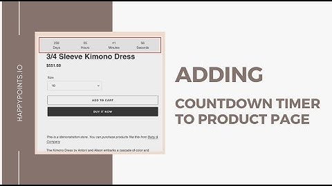 Create Shopify countdown timer without app