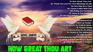 Inspirational Country Gospel Songs 2024  top 20 bluegrass ancient country gospel songs with lyrics