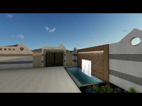 تصميم ديكور خارجي لفيلا