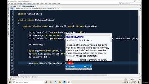 Lecture 27.4: Datagram Communication (UDP) in Java | [Abdul Bari] Java Course