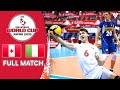 Canada  italy  full match  mens volleyball world cup 2019