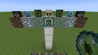 what if you create a ZOMBIE VILLAGER GOLEM in MINECRAFT