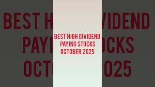 best high dividend paying stocks india 2025 top dividend stocks october 2025 #shorts #dividendstocks