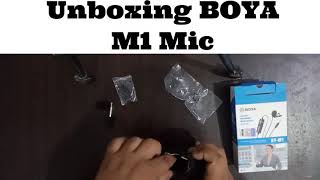 BOYA M1 Mic Unboxing and Review