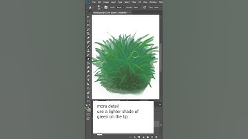 HOW TO PAINT ANIME GRASS | STEP BY STEP