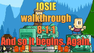 Dan The Man gameplay walkthrough Josie (android-iOS game): Dan The Man Stage 8-1-1