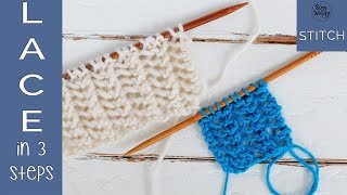 A beautiful and super easy lace stitch: learn how to knit in 3 steps
please find the written instructions on my website:
http://sowoolly.net/how-to...