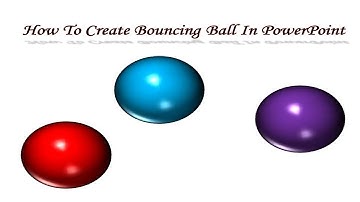 How to Create Bouncing Ball In  PowerPoint/ PowerPoint Presentation / Graphic  Design