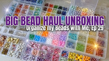 Big Beebeecraft Bead Haul Unboxing | Organize my Beads with Me Unboxing 29