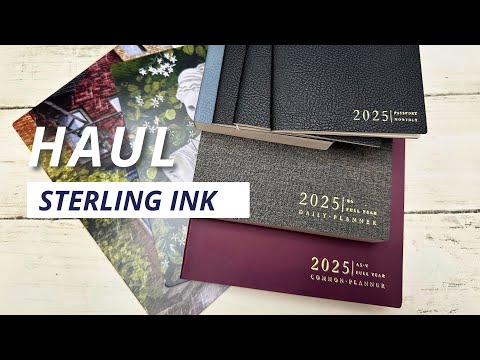 2025 Sterling Ink Haul // A5 Common Planner, B6 Daily