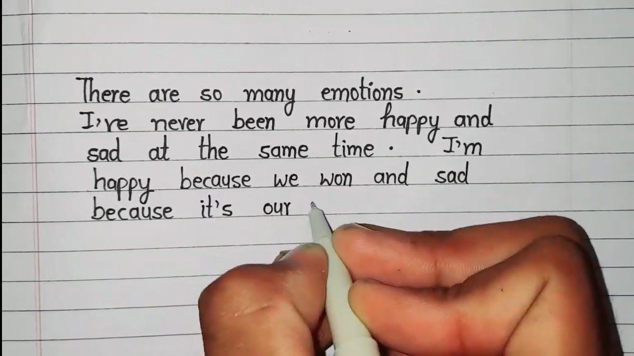 How to write in type letters| beautiful type writing| - YouTube