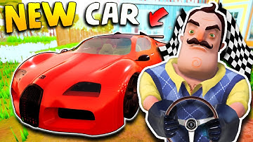 Buying The Neighbor AN EXPENSIVE *NEW* CAR!!! | Hello Neighbor Gameplay (Mods)