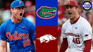 Florida vs #2 Arkansas Full Doubleheader Highlights | 2024 College Baseball Highlights