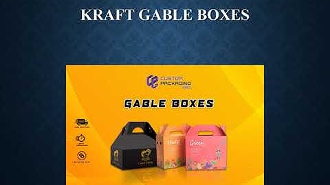 Gable Boxes | Large Gable Boxes | Small Gable Boxes