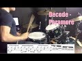 Decode Drum Tutorial - Paramore