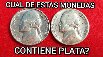 ¿En qué año son de plata las monedas de cinco céntimos?