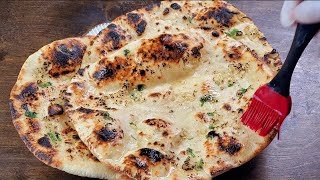 خبز النان الهندى وصفتين كل واحده اسهل من الثانيه Naan indain bread very easy and delicious