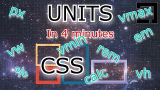 Learn Units Css In 4 Minutes Css Tutorial