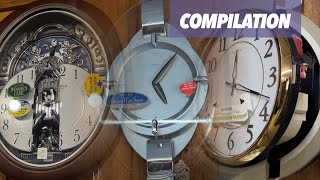 10 Minutes Of Rhythm Musical Clocks at Champ's Clock Shop | Compilation: Volume 6 (からくり時計の編纂)