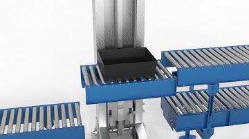 Lifting Elevator Conveyor Animated 3D Preview - Products from RMS