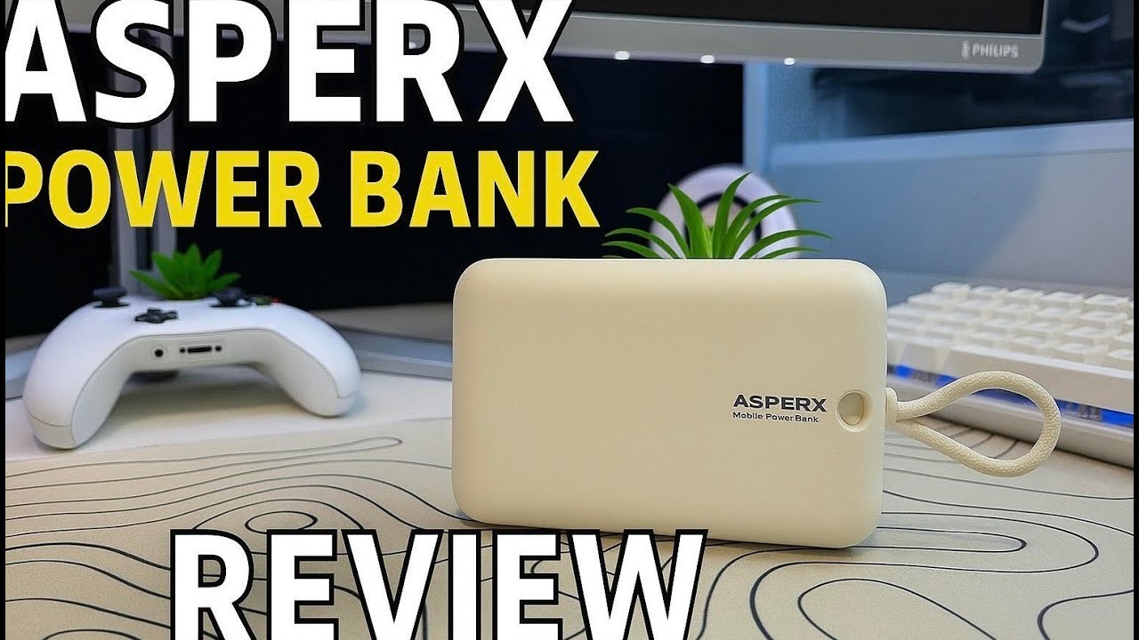 🔋 AsperX 10,000mAh Power Bank Review ⚡ Compact & Fast Charging On-the-Go!🚀