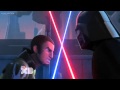 Kanan & Ezra vs Darth Vader