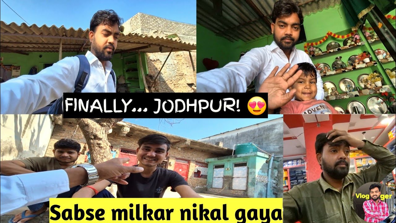 Aaj finally 😍 Sabse milke Jodhpur nikal gaya!@Ravi_gogdiya 
