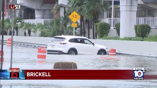 Brickell businesses and lobbies flooded from storm